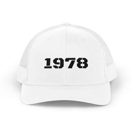 Vintage 1978 Snapback Trucker Cap | Retro Style Hat for 45th Birthday Celebration, Cool Gift for Him or Her, Summer Fashion Accessory - product image
