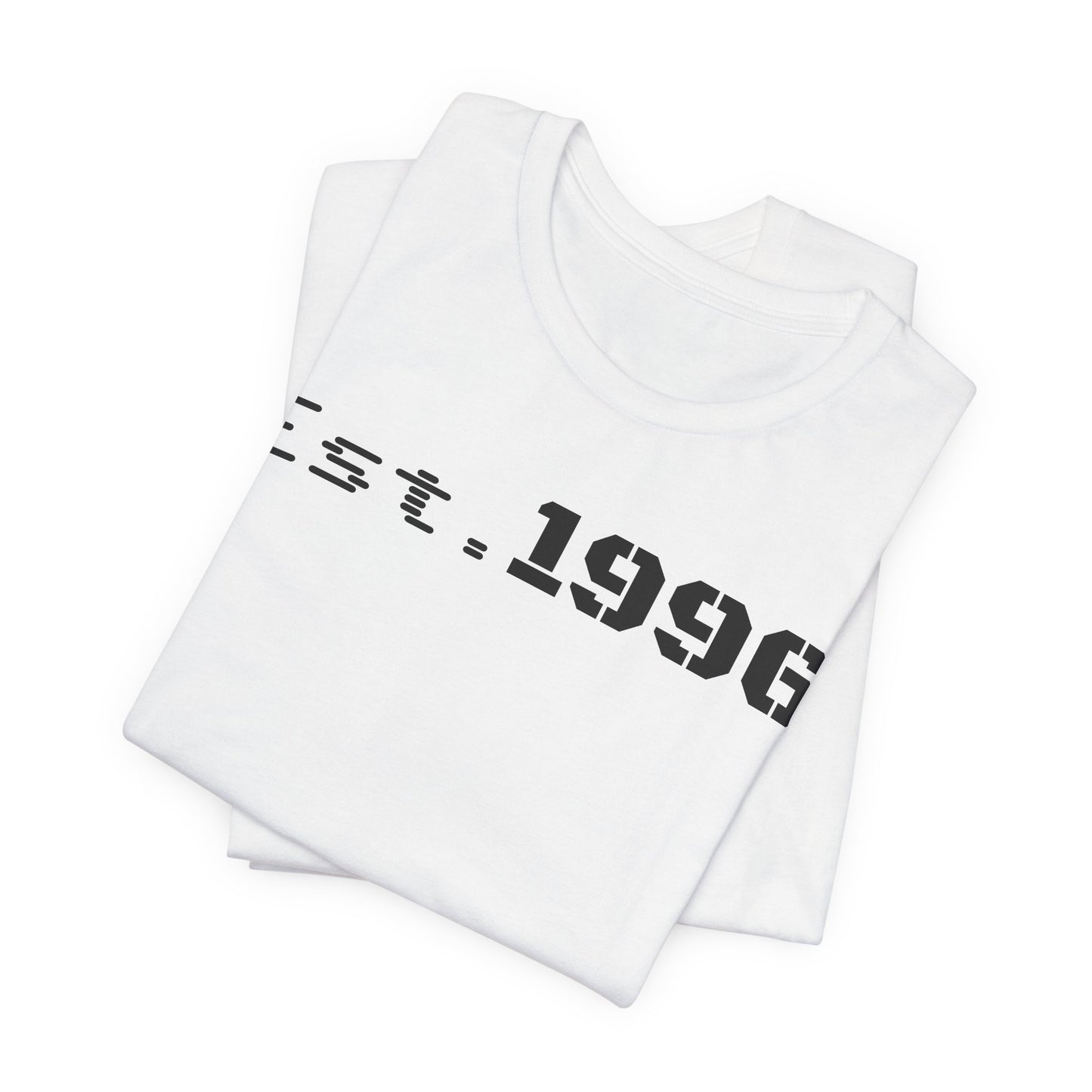 Unisex Jersey Tee - 'Est. 1996' Graphic Shirt, Birthday Gift, Casual Wear, Vintage Style, Retro Fashion, Gift for Him/Her