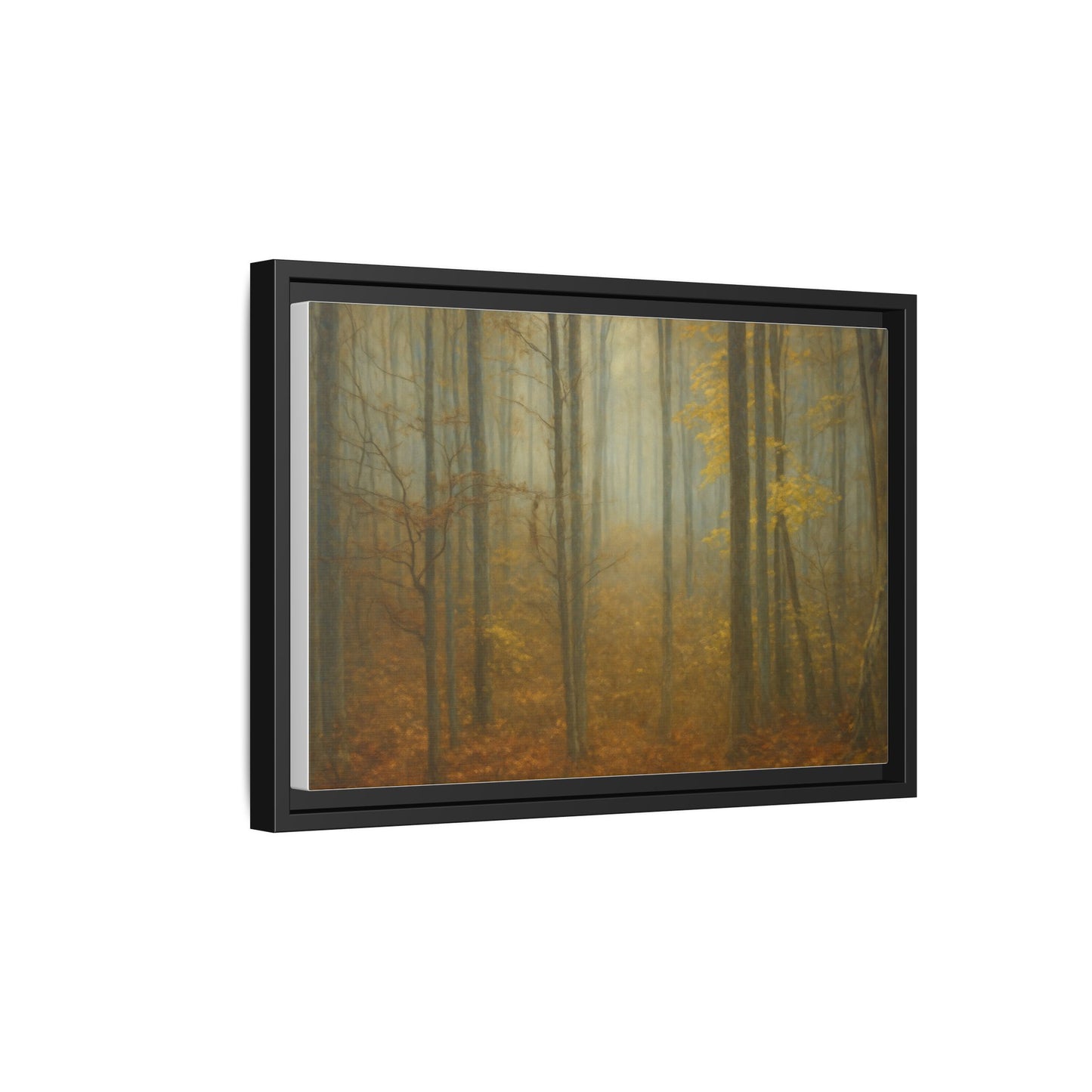 Framed Matte Canvas Art | Serenity in the Forest | Nature Wall Decor, Home Gallery, Cozy Living Room, Gift for Nature Lovers