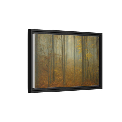 Framed Matte Canvas Art | Serenity in the Forest | Nature Wall Decor, Home Gallery, Cozy Living Room, Gift for Nature Lovers