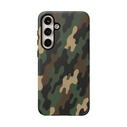 Camouflage Phone Case, Tough Cases, Military Style, Unique Phone Accessories, Gift for Him, Durable Phone Cover