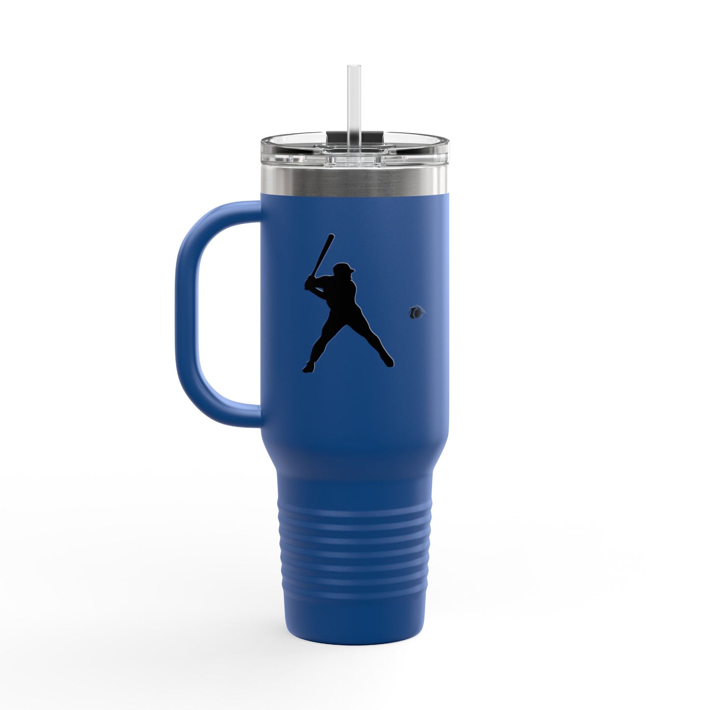 Baseball Player Insulated Travel Mug - 40oz, Sports Enthusiast Gift, Coffee Cup, Active Lifestyle, Personalized Mug, Custom Travel Tumbler