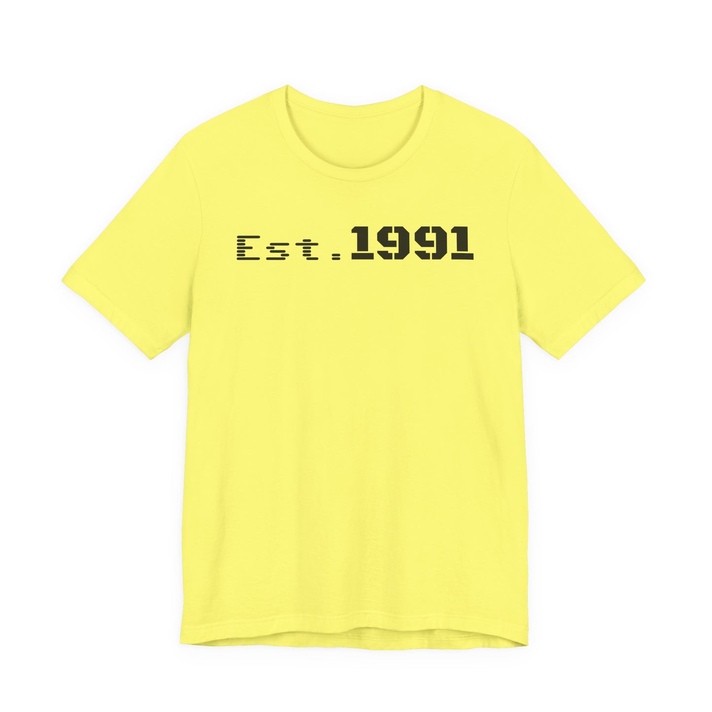 Established 1991 Unisex Jersey Tee | Vintage Anniversary Gift | Casual Wear, Birthday Shirt, Retro Style, Statement Tee, Gift for Him/Her