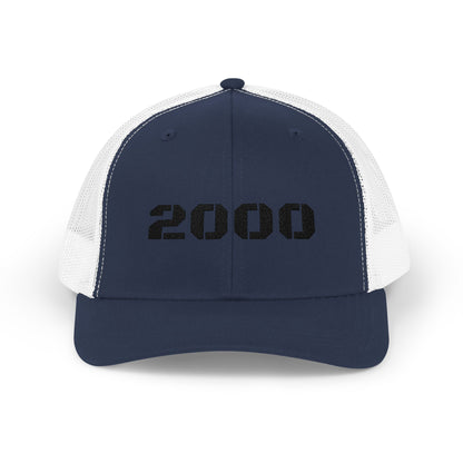 2000 Vintage Snapback Trucker Cap, Retro Baseball Hat, Birthday Gift, Stylish Outdoors Hat, 90s Nostalgia Cap