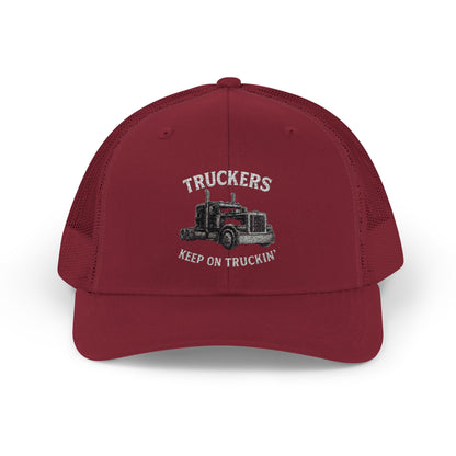 Truck Driver Snapback Cap, Mesh Trucker Hat, Cool Casual Hat, Perfect Gift for Drivers, Trucking Enthusiasts, Outdoor Style