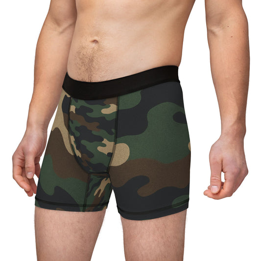 Stylish Men's Camo Boxers, Comfy Underwear, Unique Gifts for Him, Everyday Wear, Military Inspired, Casual Comfort - product image