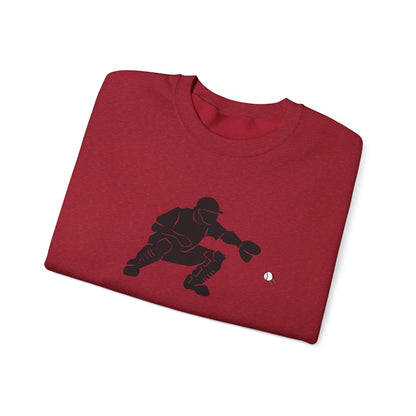 Baseball Catcher Crewneck Sweatshirt | Unisex Sports Apparel | Perfect for Game Days, Gifts, and Casual Wear | Baseball Lover's Gift