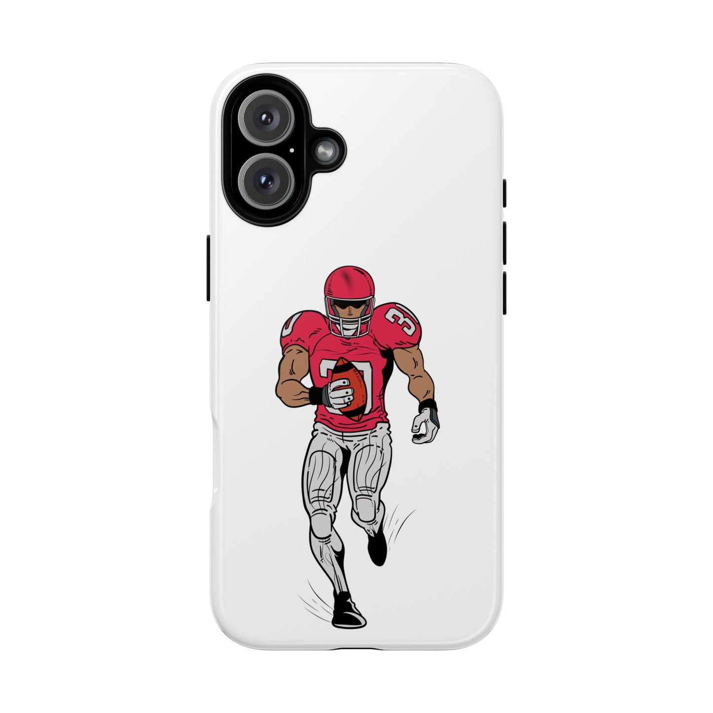 Football Player Tough Case, Sports Phone Cover, Athlete Gift, Tough Phone Case, Fall Sports, Football Lover's Accessory