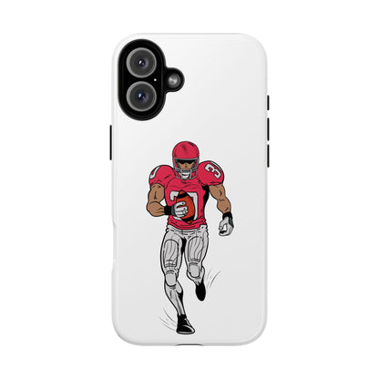 Football Player Tough Case, Sports Phone Cover, Athlete Gift, Tough Phone Case, Fall Sports, Football Lover's Accessory