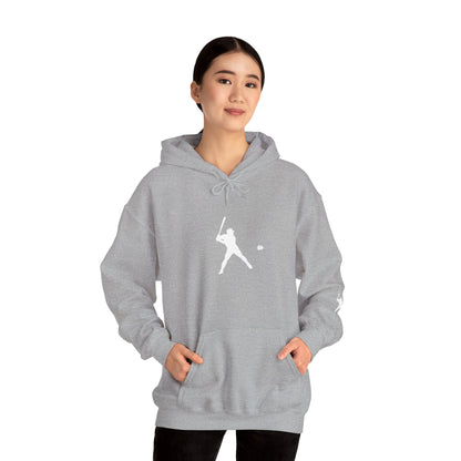 Sporty Unisex Baseball Hooded Sweatshirt, Casual Hoodie for Athletes, Perfect for Gifts, Comfy Streetwear, Ideal for Sports Events, Personal Use