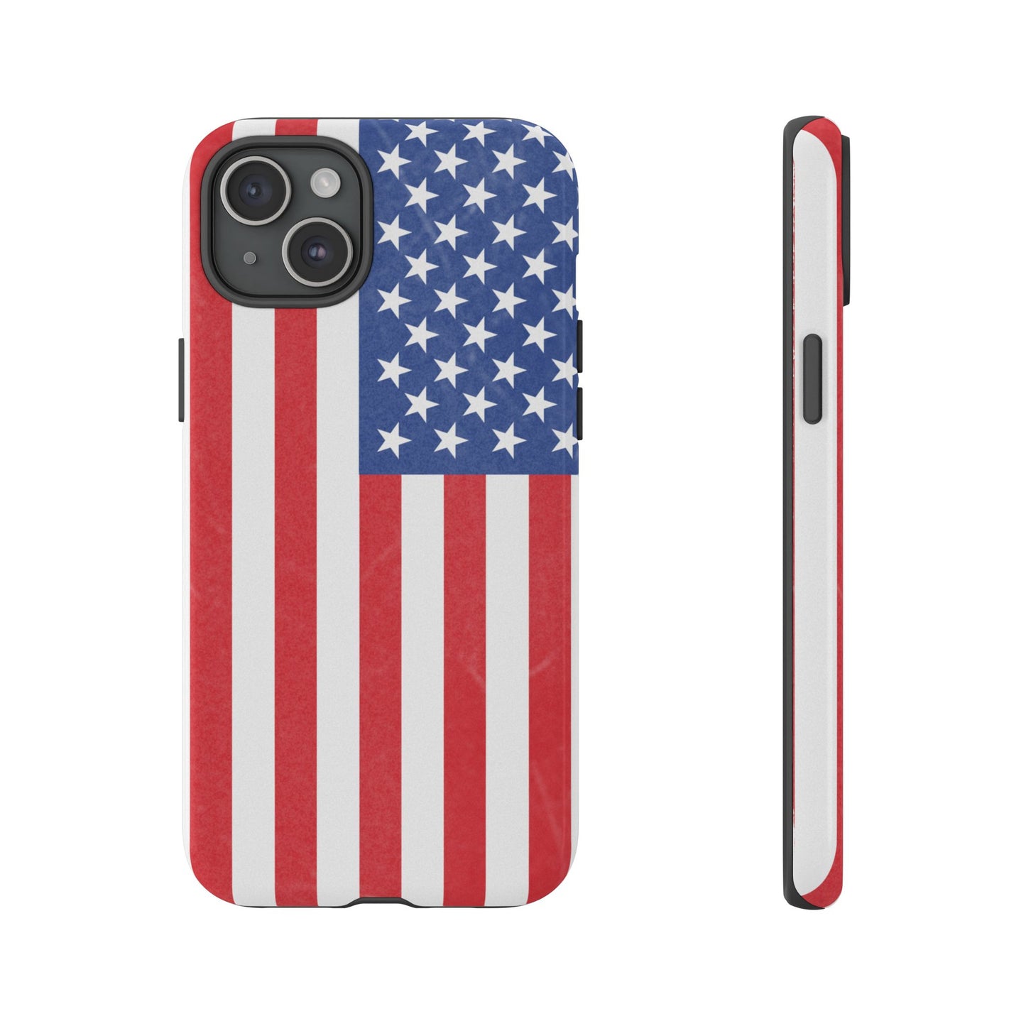 Patriotic Phone Case - Tough Cases for Veterans, USA Lovers, Independence Day, Memorial Day, Flag Design