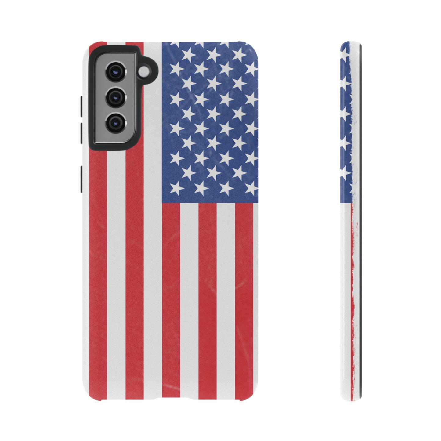 Patriotic Phone Case - Tough Cases for Veterans, USA Lovers, Independence Day, Memorial Day, Flag Design