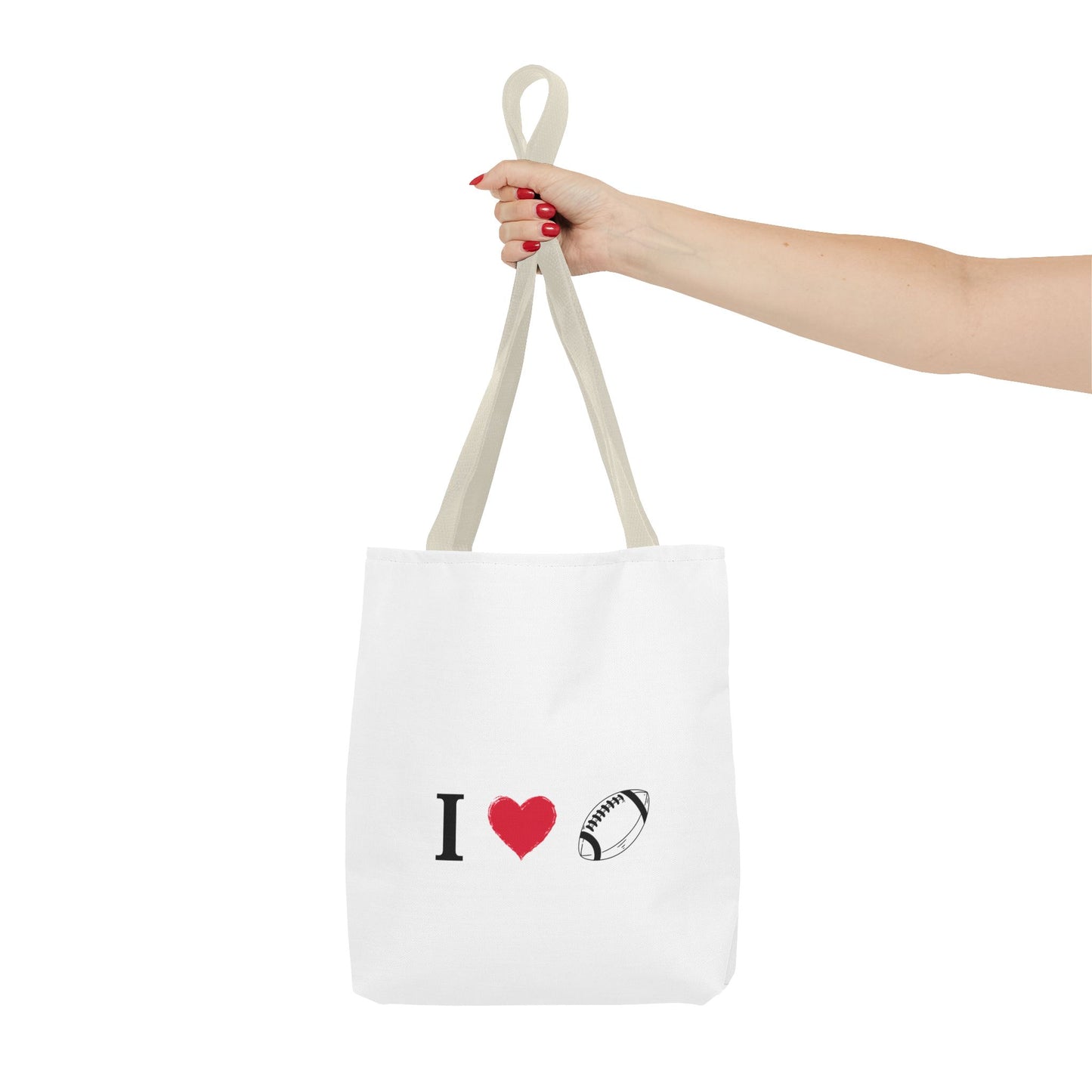 Football Lover's Tote Bag - Perfect for Game Day, Sports Events, Gifts for Fans, Eco-Friendly Carryall, Personal Use, Travel Bag