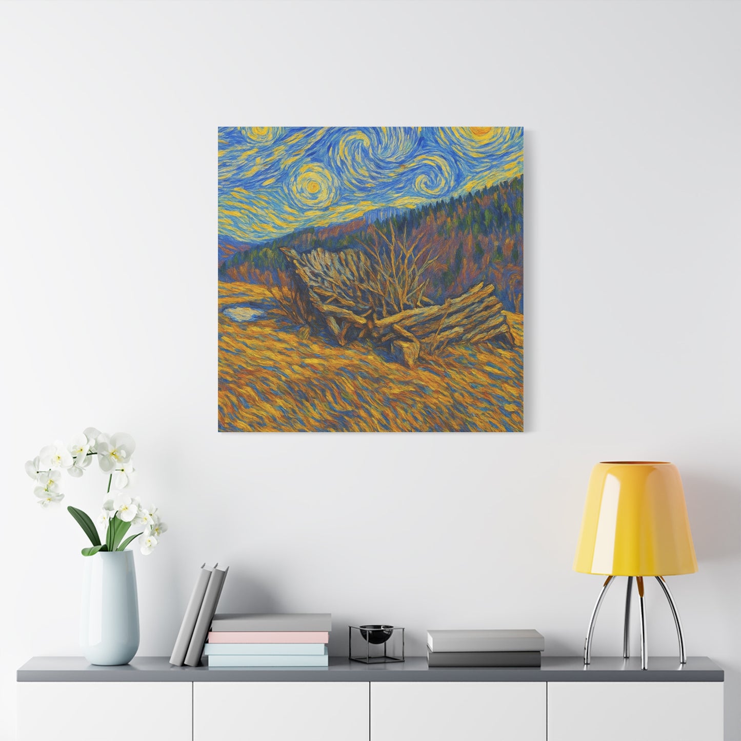Artistic Van Gogh Style Canvas Wall Art, Nature Inspired Decor, Home Aesthetic, Gift for Art Lovers, Gallery Wall Piece, Living Room Decor, [...]