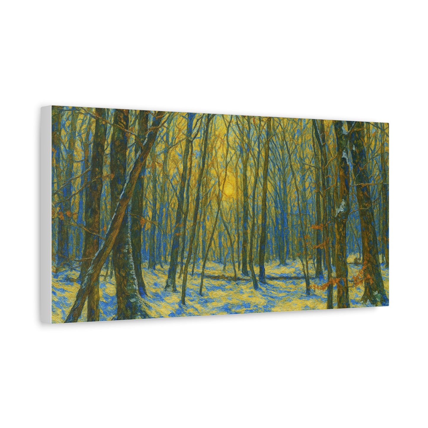 Forest Sunrise Canvas Print, Wall Art, Nature Photography, Home Decor, Gift for Nature Lovers, Landscape Artwork