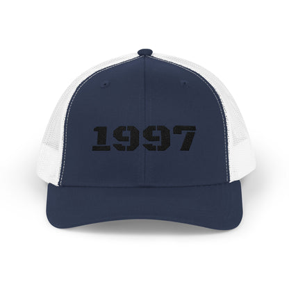 1997 Snapback Trucker Cap, Vintage Style Hat, Year Birth Cap, Trendy Dad Hat, Cool Casual Cap, Gift for 90s Kids