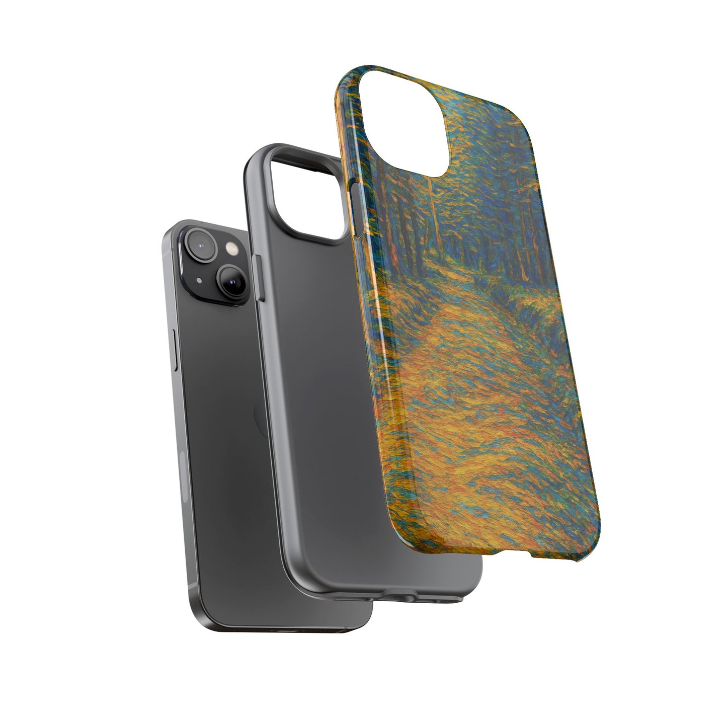 Artistic Phone Case for Nature Lovers, Tough Cases, Vibrant Design, Gift for Friends, Phone Accessories, Unique Artwork