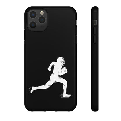 Football Player Phone Case, Tough Cases, Sports Phone Cover, Gift for Athletes, iPhone & Samsung Accessories, Running Player Design