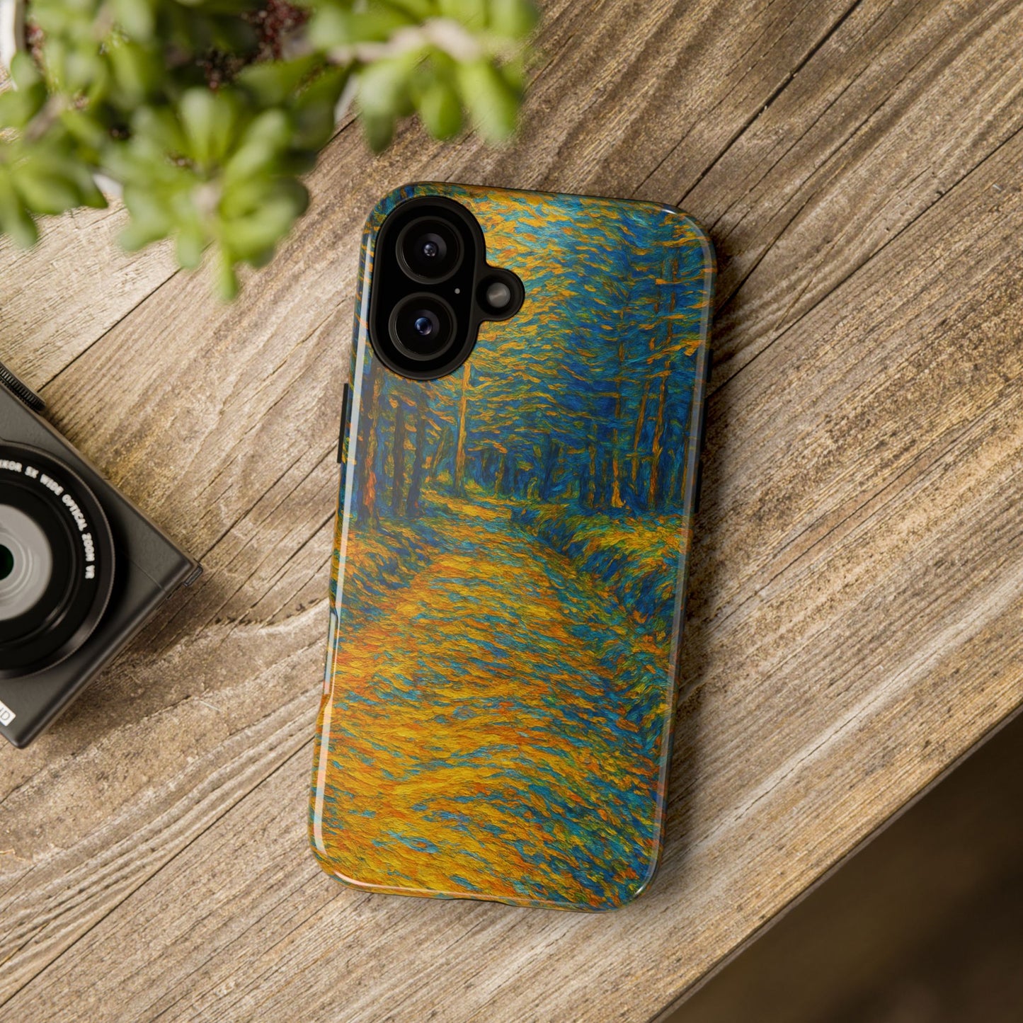 Artistic Phone Case for Nature Lovers, Tough Cases, Vibrant Design, Gift for Friends, Phone Accessories, Unique Artwork