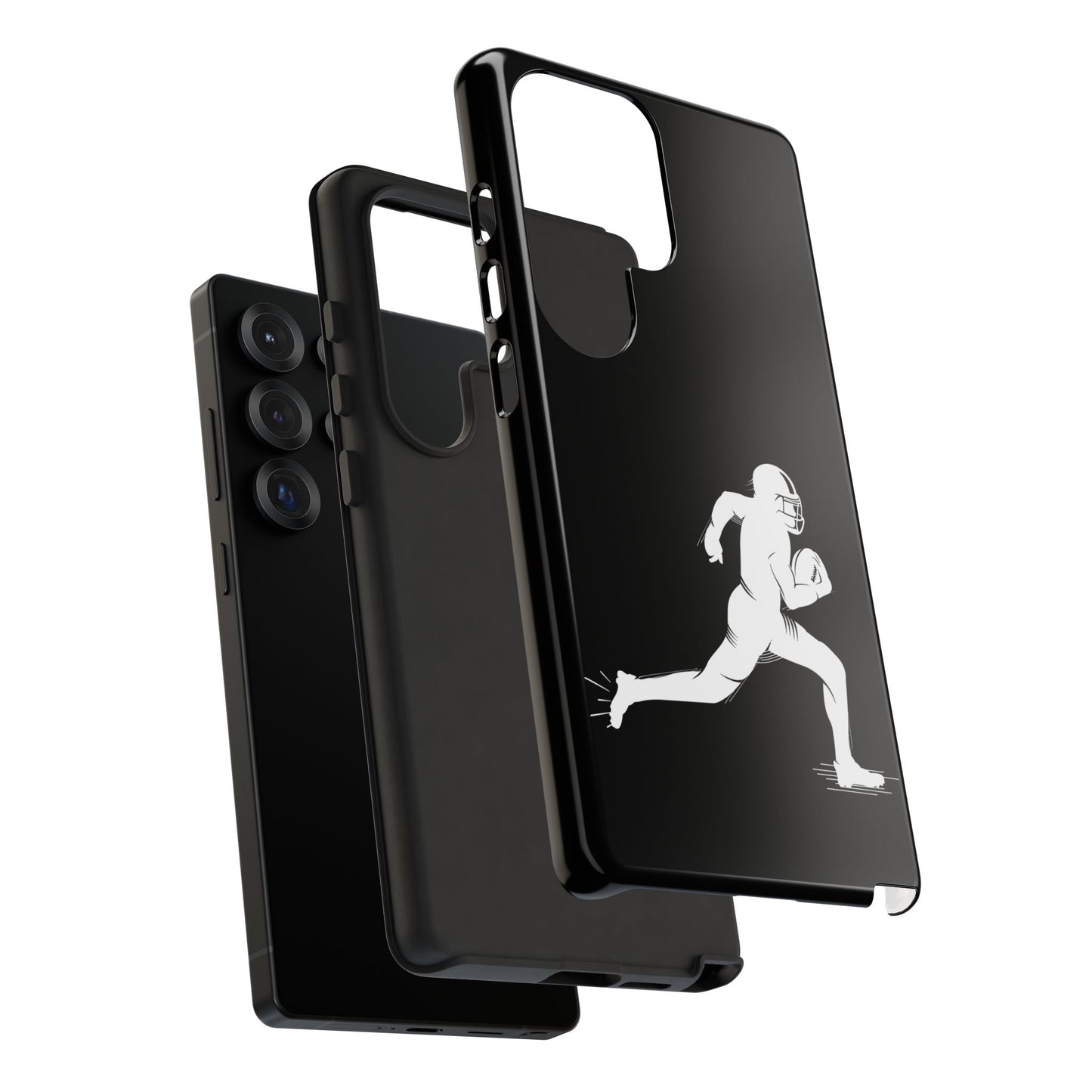 Football Player Phone Case, Tough Cases, Sports Phone Cover, Gift for Athletes, iPhone & Samsung Accessories, Running Player Design