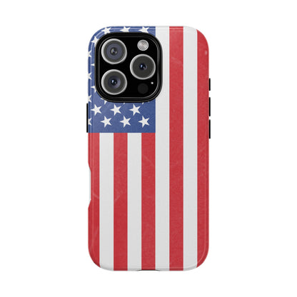 American Flag Phone Case - Patriotic Cell Cover, Tough Cases, USA Pride, Independence Day Gift, Veteran's Day, Phone Protection