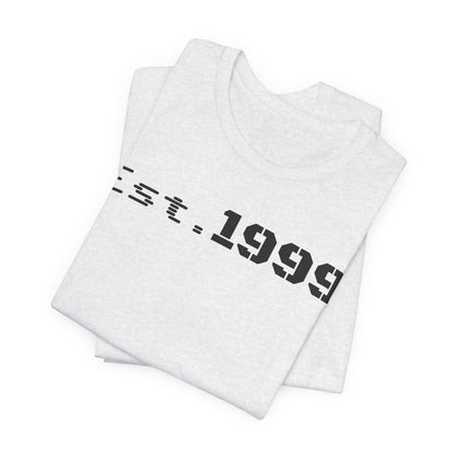 Established 1999 Unisex Tee | Vintage Birth Year Shirt, Casual Birthday Gift, Personalized Family Reunion Apparel, Retro Style [...]