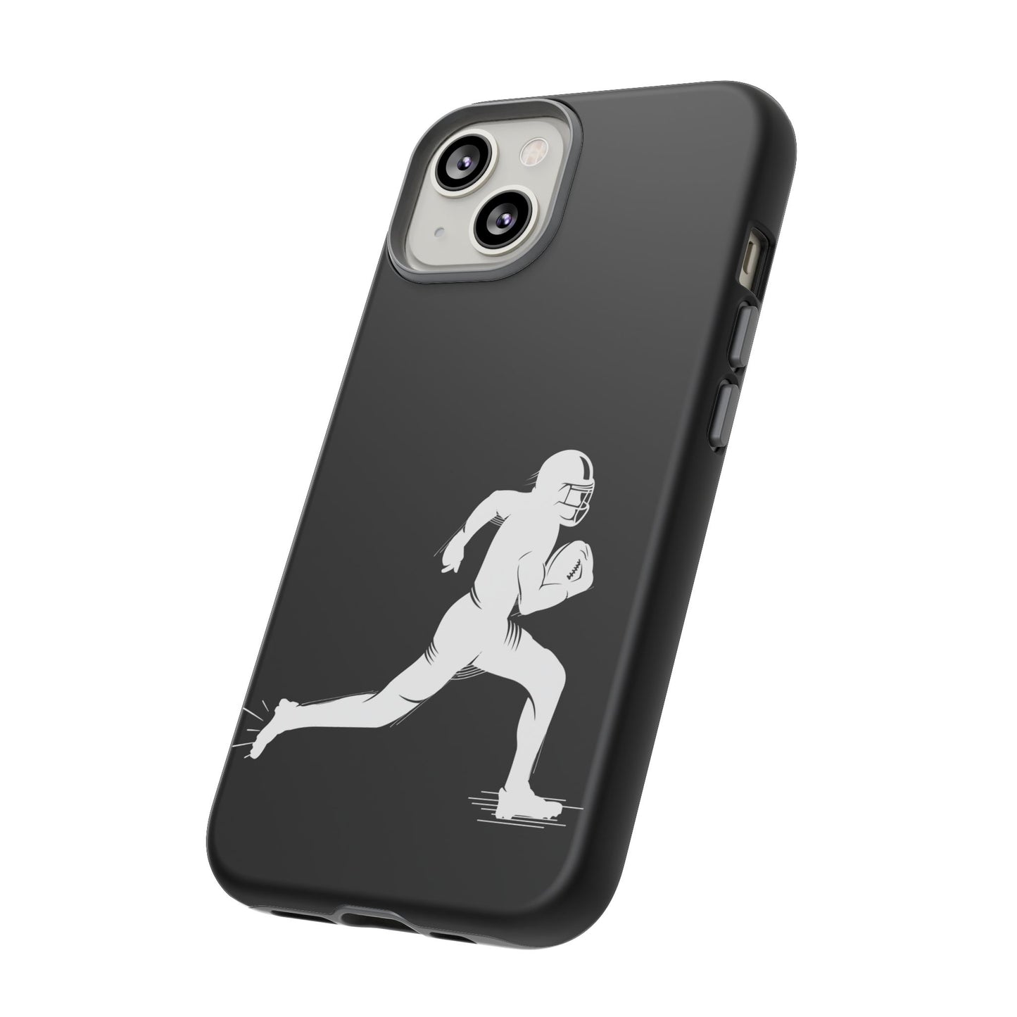 Football Player Phone Case, Tough Cases, Sports Phone Cover, Gift for Athletes, iPhone & Samsung Accessories, Running Player Design