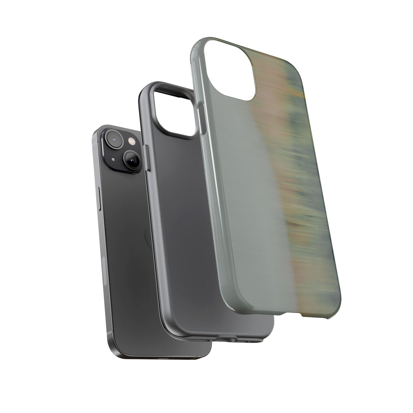Tough Cases: Modern Abstract iPhone Case for Nature Lovers