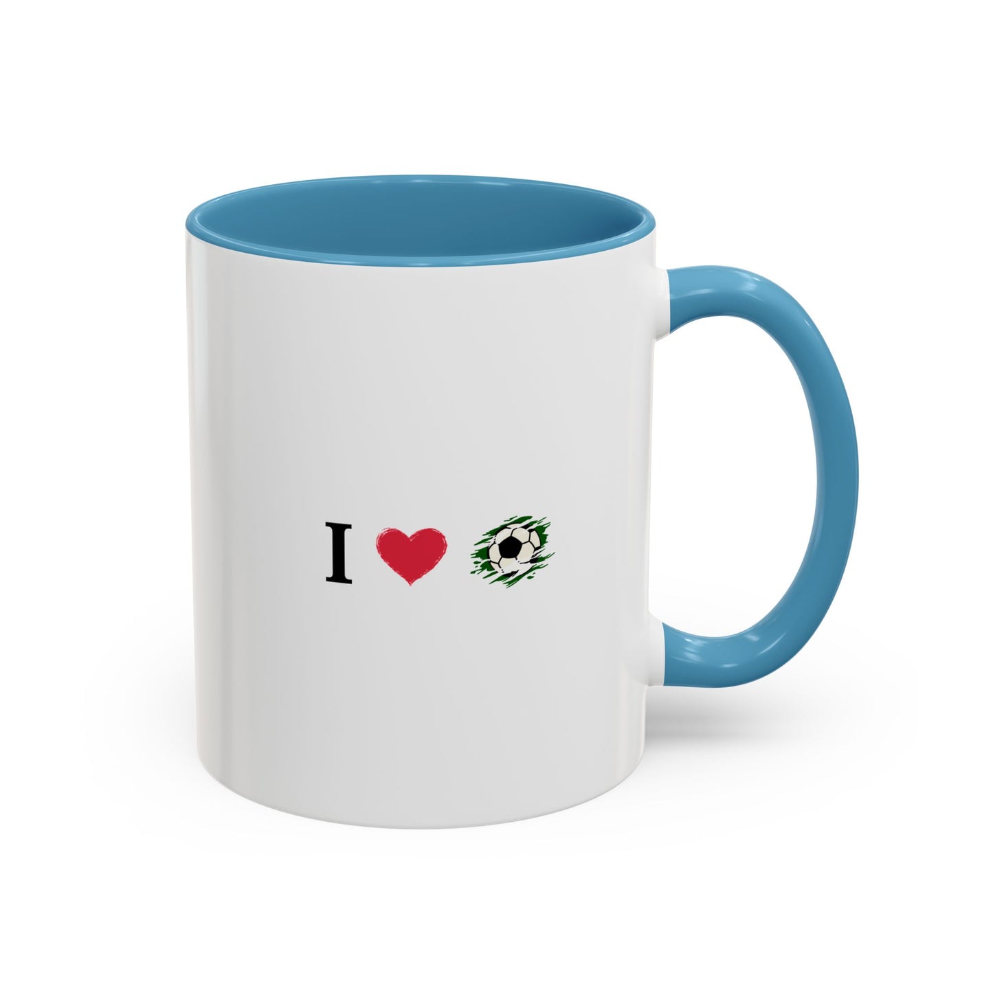 Soccer Love Mug - Accent Coffee Mug (11 & 15oz) | Perfect Gift for Soccer Fans, Sports Gifts, Customized Mugs, Birthday Present, Fan [...] - product image