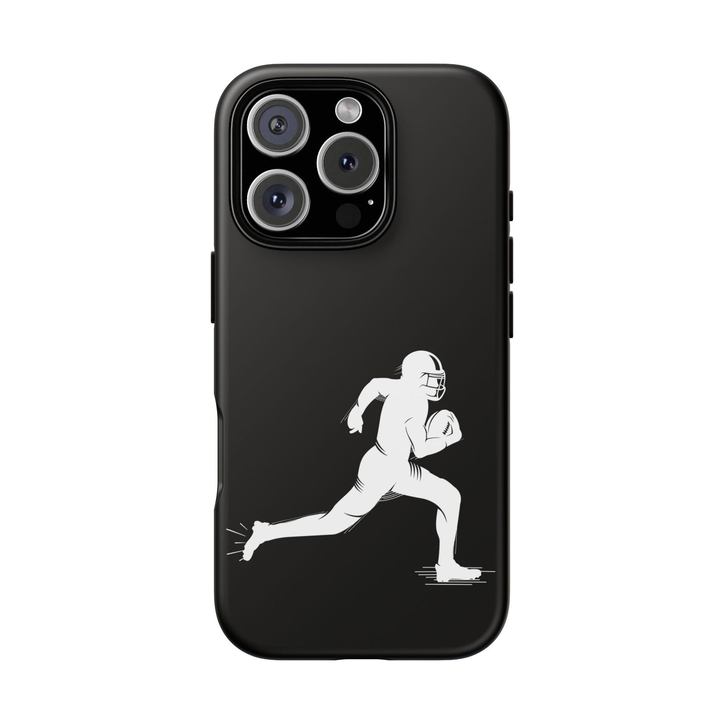Football Player Phone Case, Tough Cases, Sports Phone Cover, Gift for Athletes, iPhone & Samsung Accessories, Running Player Design