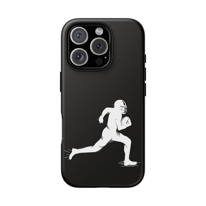 Football Player Phone Case, Tough Cases, Sports Phone Cover, Gift for Athletes, iPhone & Samsung Accessories, Running Player Design