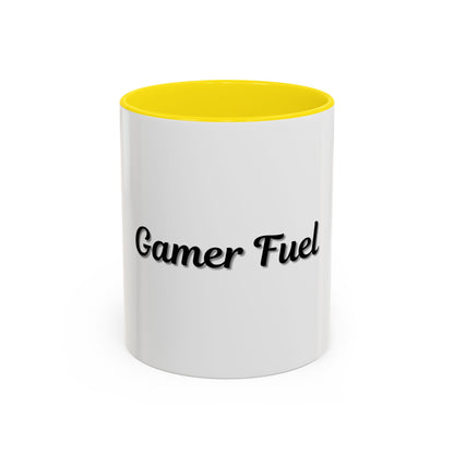 Gamer Fuel Accent Coffee Mug - Perfect for Gamers