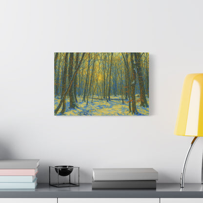 Forest Sunrise Canvas Print, Wall Art, Nature Photography, Home Decor, Gift for Nature Lovers, Landscape Artwork