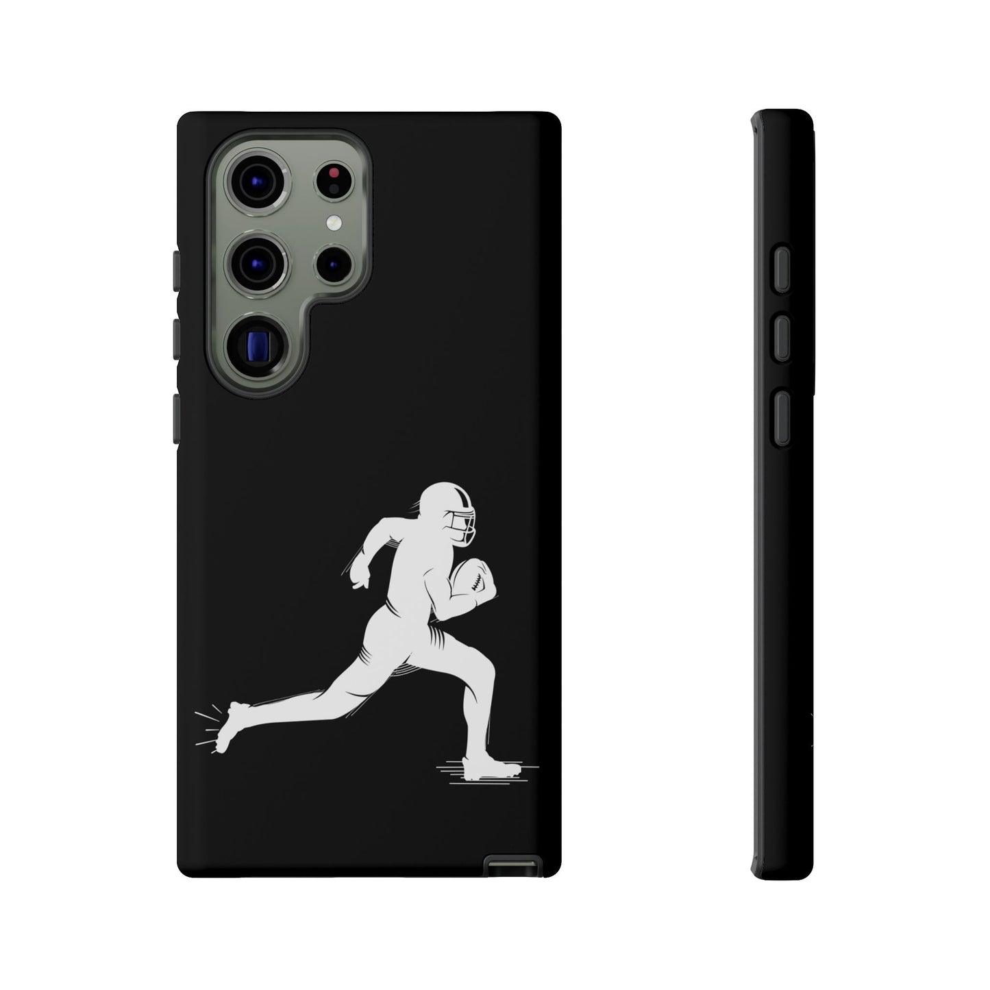 Football Player Phone Case, Tough Cases, Sports Phone Cover, Gift for Athletes, iPhone & Samsung Accessories, Running Player Design