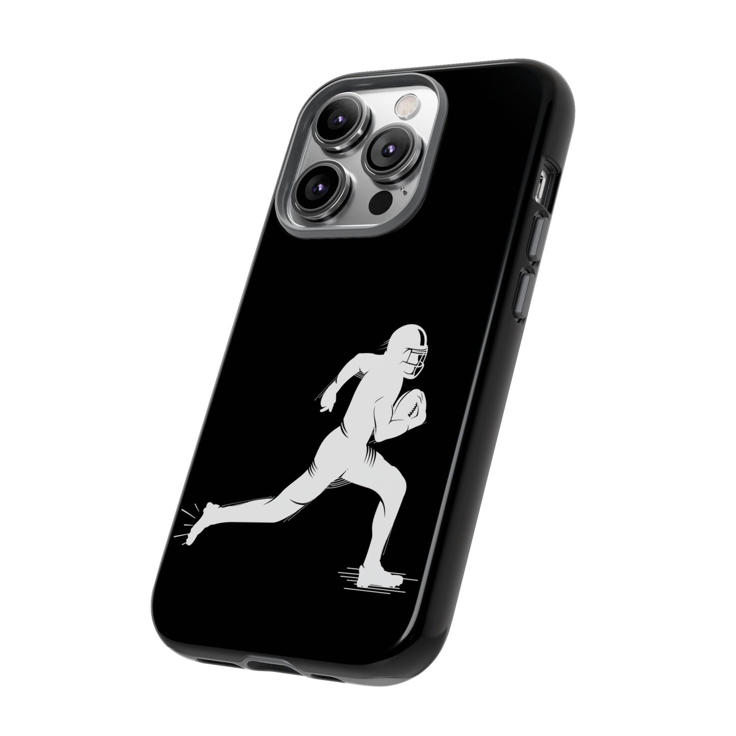 Football Player Phone Case, Tough Cases, Sports Phone Cover, Gift for Athletes, iPhone & Samsung Accessories, Running Player Design