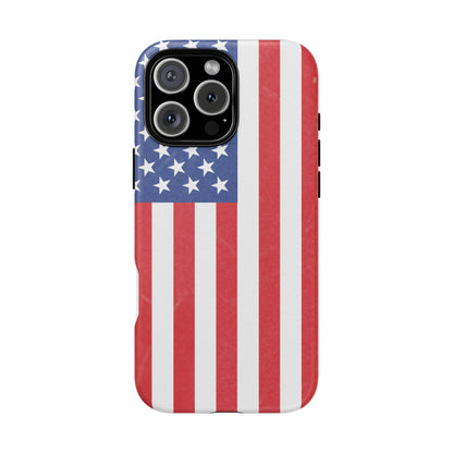 American Flag Phone Case - Patriotic Cell Cover, Tough Cases, USA Pride, Independence Day Gift, Veteran's Day, Phone Protection