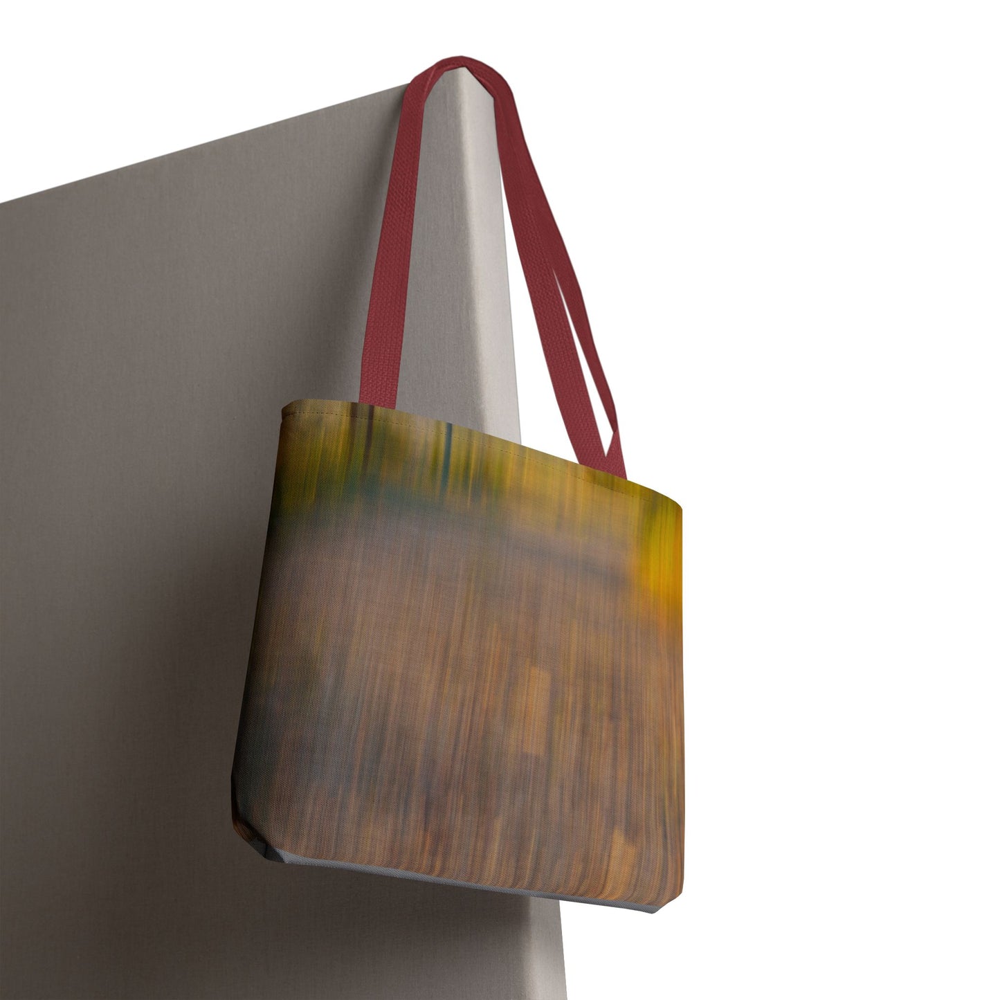 Abstract Art Tote Bag - Stylish and Eco-Friendly Diagonal Stripes for Everyday Use