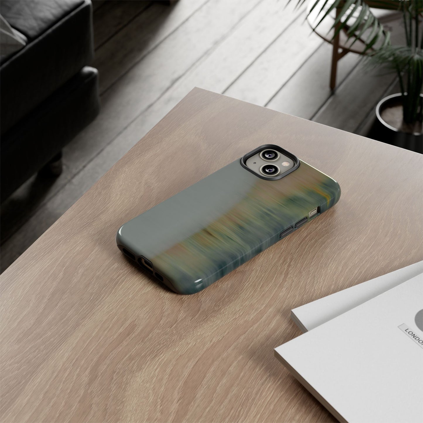 Tough Cases: Modern Abstract iPhone Case for Nature Lovers