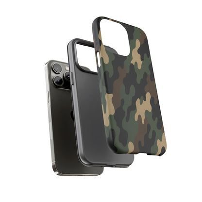 Camouflage Phone Case, Tough Cases, Military Style, Unique Phone Accessories, Gift for Him, Durable Phone Cover