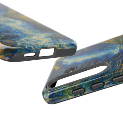 Artistic Phone Case - Waterfall Design, Unique Gift, Phone Accessory, Nature Lover, Original Artwork