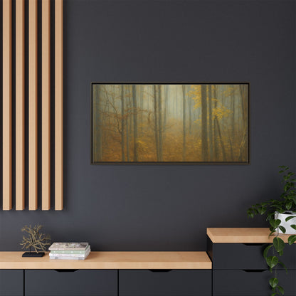 Framed Matte Canvas Art | Serenity in the Forest | Nature Wall Decor, Home Gallery, Cozy Living Room, Gift for Nature Lovers