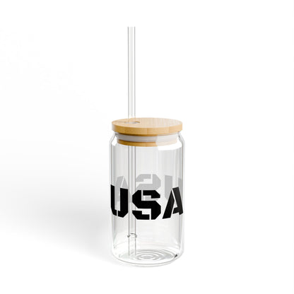USA Sipper Glass, 16oz - Perfect for Parties, Outdoor Fun, or Everyday Use, Great Gift for Holidays, Eco-Friendly, Beverage Container, [...]