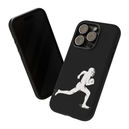 Football Player Phone Case, Tough Cases, Sports Phone Cover, Gift for Athletes, iPhone & Samsung Accessories, Running Player Design