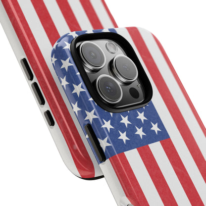 American Flag Phone Case - Patriotic Cell Cover, Tough Cases, USA Pride, Independence Day Gift, Veteran's Day, Phone Protection