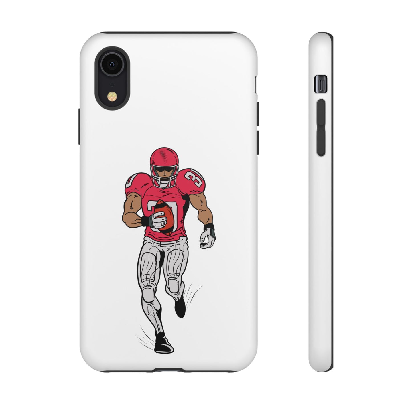 Football Player Tough Case, Sports Phone Cover, Athlete Gift, Tough Phone Case, Fall Sports, Football Lover's Accessory