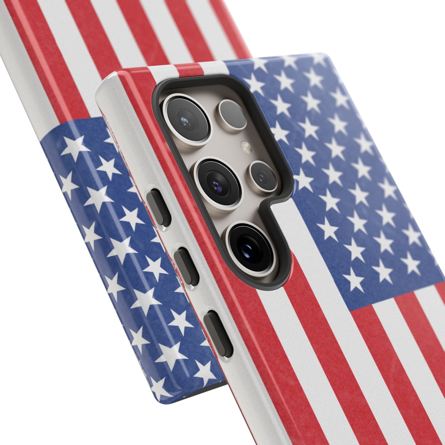 Patriotic Phone Case - Tough Cases for Veterans, USA Lovers, Independence Day, Memorial Day, Flag Design