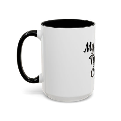 My Blood Type is Coffee Accent Mug - Perfect Gift for Coffee Lovers