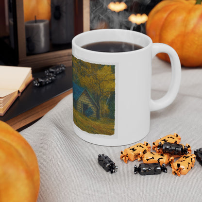 Rustic Cabin Ceramic Mug - Cozy Coffee Cup, Handmade Gift for Nature Lovers, Perfect for Home or Office, Great for Christmas, [...]
