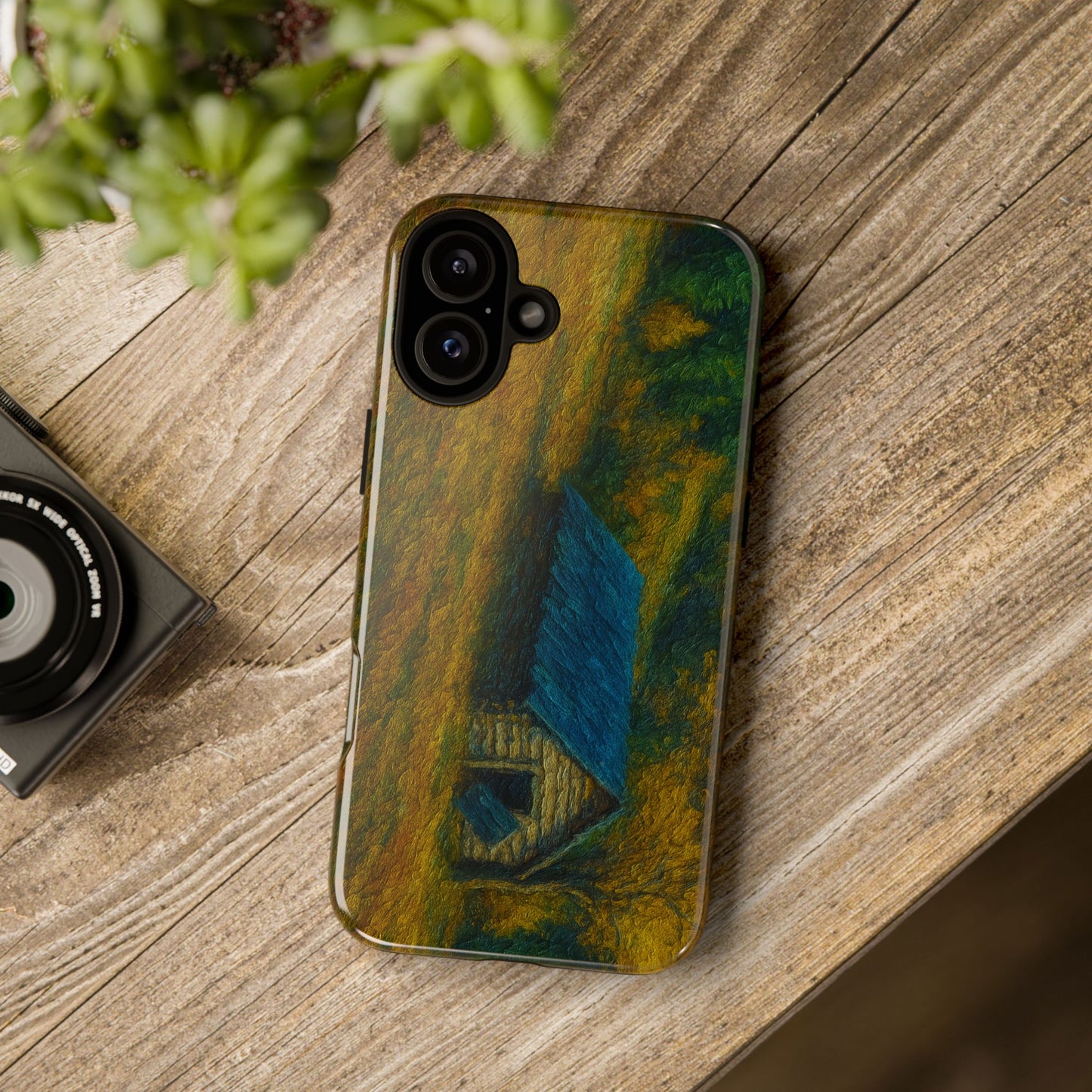 Artistic Phone Case by Tough Cases, Nature-Inspired Phone Protection, Unique Gift for Nature Lovers, Stylish Accessory, Fall Aesthetic