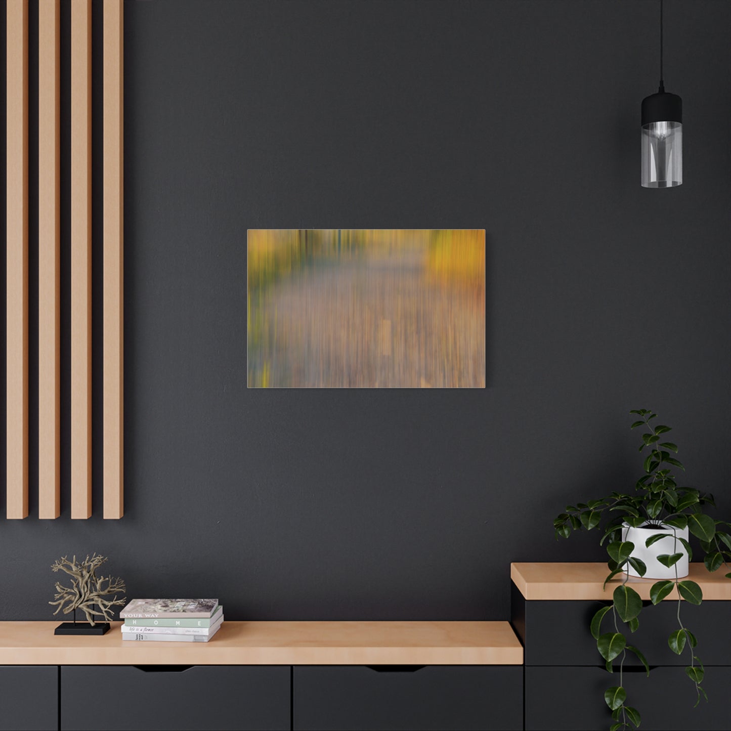 Abstract Landscape Canvas Art - 1.25" Stretched Wall Decor